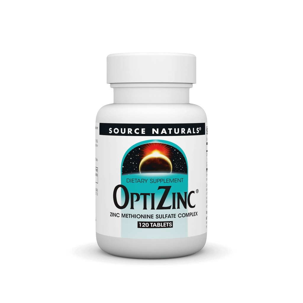 Vir Naturals OptiZinc cinkov metionin sulfat kompleks in prehranska dopolnila* - 120 tablet