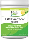Pure Essence Labs LifeEssence multivitaminski prašek za moške in ženske, naravni zeliščni dodatek z vitaminom D3, B12, in Biotin, Energiziranje celotno živilsko osnovo v prahu Mix, 7.3 oz