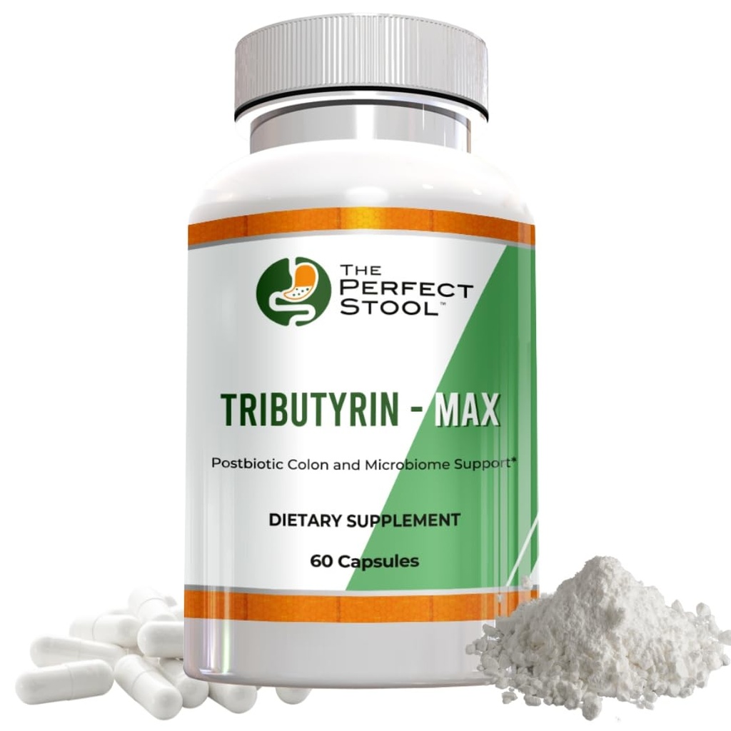 Tributirin-Max Postbiotični Butirat dodatek; Napihovanje, Plin in Puhek Gut podpora; Popolno, čisto poops; 750 mg Enteric kapsule; 3. stranka Tested Gluten/Dairy-free