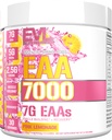 EAAS Aminokisline v prahu - EAA Essential Aminokisline Pred in po treningu Prašek za izgradnjo mišic vzdržljivost in regeneracijo Podpora s 7g na serviranje Plus 5g BCAA (Pink Limonada, 30 Serving)