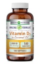 Neverjetne formule Vitamin D3 s kokosovim oljem dodatek 