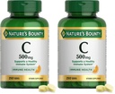 Bounty vitamin C 500mg,Podpira zdrav imunski sistem,Daily Vitamin dodatek,250 vegetarijanske tablete,(Pack z 2)