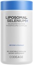 Šifra Selen 200 mcg Dopolnilo, 6-mesečna zaloga, Imunska podpora, mineralni kofaktor Selenometionin, fosforolipidi, Vegan, Liposomska dostava, 180 kapsul