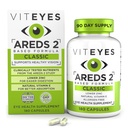 Viteyes AREDS 2 Eye Vitamini, Classic Makular Support, Alergen proste kapsule, z naravnim vitaminom E, Vitamin C, cink, baker, Lutein & Zeaksantin, Eye Doctor Trusted, Proizvedeno v ZDA, 180 Ct