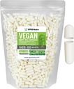 XPRS Nutra Velikost 00 Prazne kapsule - 1000 Štetje Prazne Veganske kapsule - Vegetarijanske tablete - DIY Zelenjavna kapsula Polnjenje - Veggie Tablete Kape za Do-it-Yourself Supplements (bela)