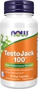 NOW Food Supplements, TestoJackTM 100 z LJ100®, močan standardiziran ekstrakt Tongkat Ali (Eurycoma longifolia), Tribulus in ZMA®, 60 Veg kapsule
