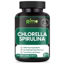Lab Tested Spirulina in Klorella Kapsule 1000 mg na servirano- Purest neobsevano modro zelena alga - najboljši surovi veganski protein - zelena superživila