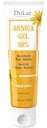 Dulàc - Arnica Gel za modrice in otekanje 3,38 Fl Oz, 98% Arnica Montana Cream Dodatna moč za mišice in skupno lajšanje, nemastna, naravna formula, Cool Effect, Alkohol brez