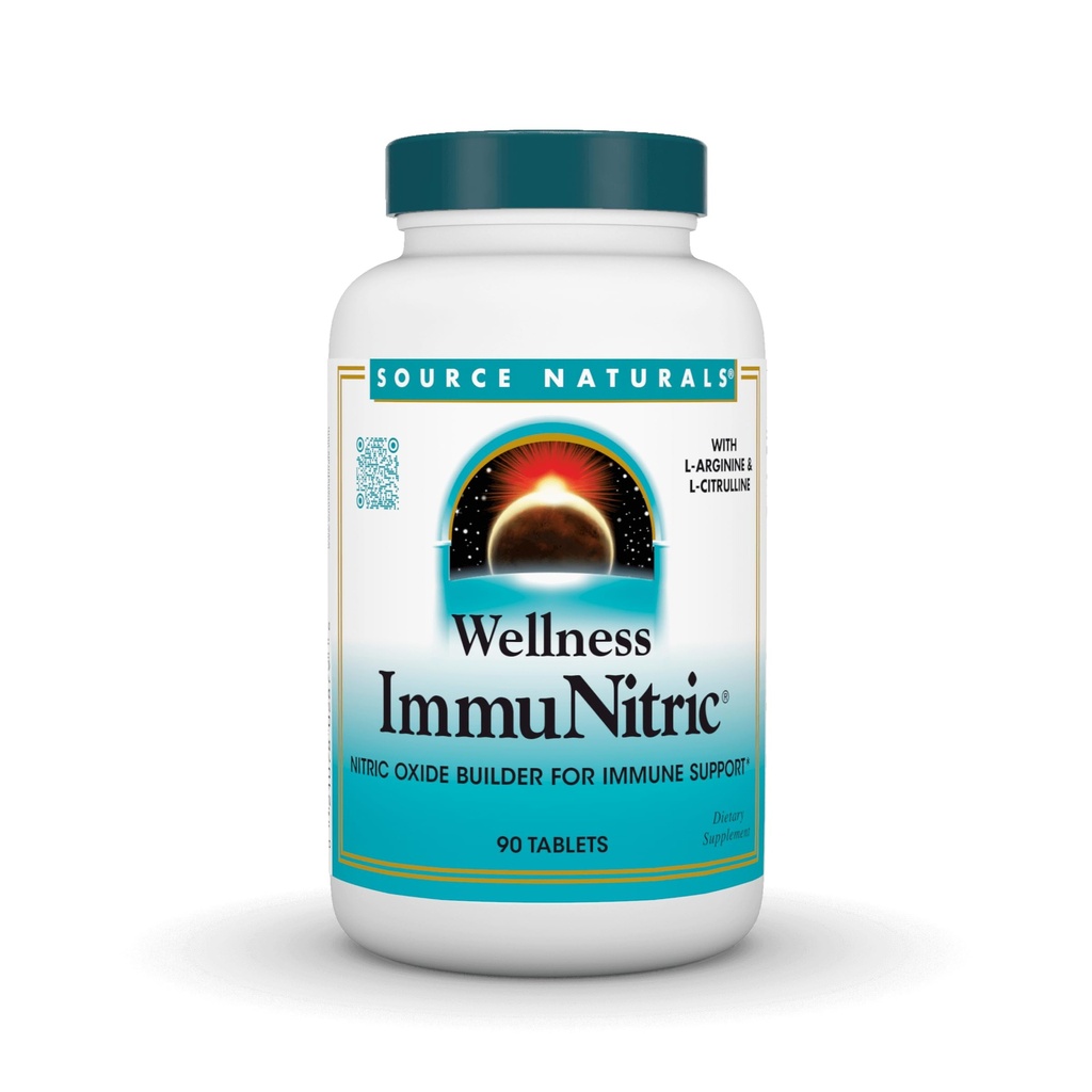 Vir Naturals Wellness Nemmunitric, Nitrični oksid Graditelj za podporo imunskega sistema* - 90 tablet