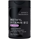 Sports Research® Vitamin B12 as Methylcobalamin 5000mcg, 120 Liquid Caps