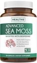Organske kapsule Irish Sea Moss - organske kapsule Moss z brozgo korena in črnega popra za izboljšano absorpcijo - Veganska ne-GMO & Made v ZDA (2 mesec dobave)