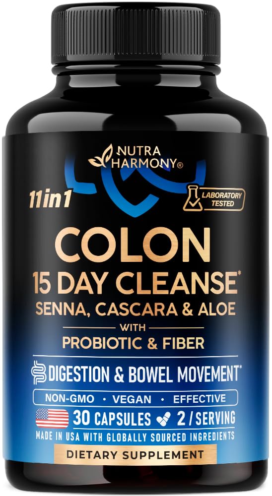Čiščenje Colon - 15 dan Čiščenje za ženske in moške - Senna 