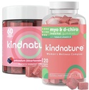vrsta Myo-Inositol & Visoko kalij dodatek Bundele - Hormonal zdravje in podpora mišic Gumies