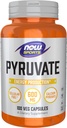 NOW Foods Sports Nutrition, Piruvat (Piruvična kislina) 600 mg, proizvodnja energije*, 100 Veg kapsule