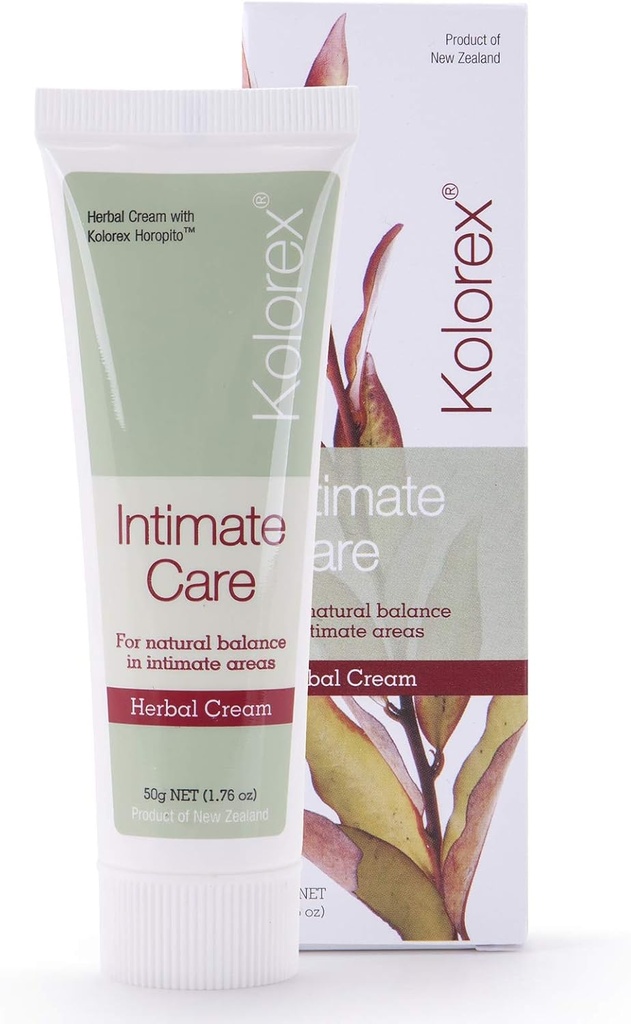 Kolorex® krema za vaginalno nego, naravna zelišča pomirjajo intimna področja, polepšanje občutljivo kožo.