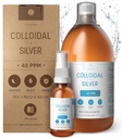 Premium koloidal Silver ● Optimalna koncentracija Formula, Manjši delci, boljši rezultati ● Laboratorij Certified ● Liquid Silver Izdelano v EU ● Prosti razpršilec za polnjenje & Ebook (34 fl oz)