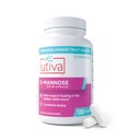 Szio+ Utiva D- Mannoza 500 mg Kapsule – Seveda zasuče Bladder in urinarni trakt – UTI izogibanje – D Mannoza dopolnila za ženske – podpira zdravljenje okužbe urinarnega trakta, 120 kapsul