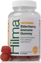 Hilma Elderberry Gumies oblikovan z vitaminom C & cink, naravni, Vegan, klinično dokazano sestavine, Imunska podpora dodatek Plus antioksidanti,Naravni okus jagod (60 Gumies)