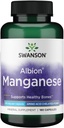 Swanson Albion kelirani mangan Glicinat 40 miligramov 180 kapsul