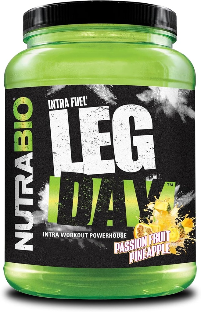 NutraBio dan nog Intra Workout Powder – Napredno Carb dodatek z grozdno Dextrin & Elektrolities – Carb Powder z EAAS/BCAAs – Ciklični Dextrin za zmogljivost - Passion Fruit Ananas,20 Servinges