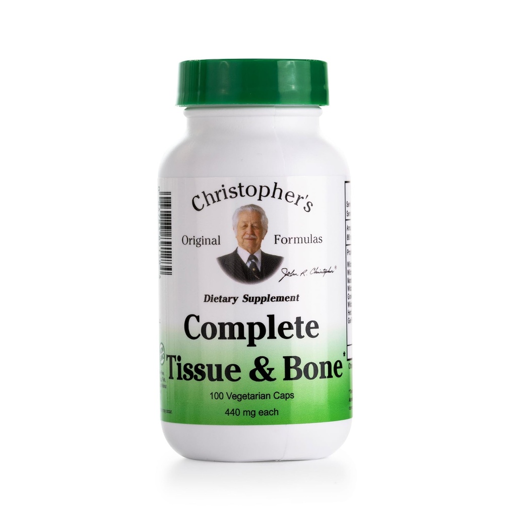 Christopher's Original Formule Complete Tsue & Bone Formula – 100 Veg Caps 