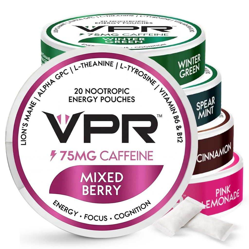 VPR 75mg Kofeinske nootropne vrečke 
