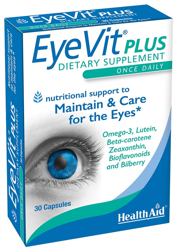 EyeVit Plus – Enkrat na dan dodatek za zdravje oči 