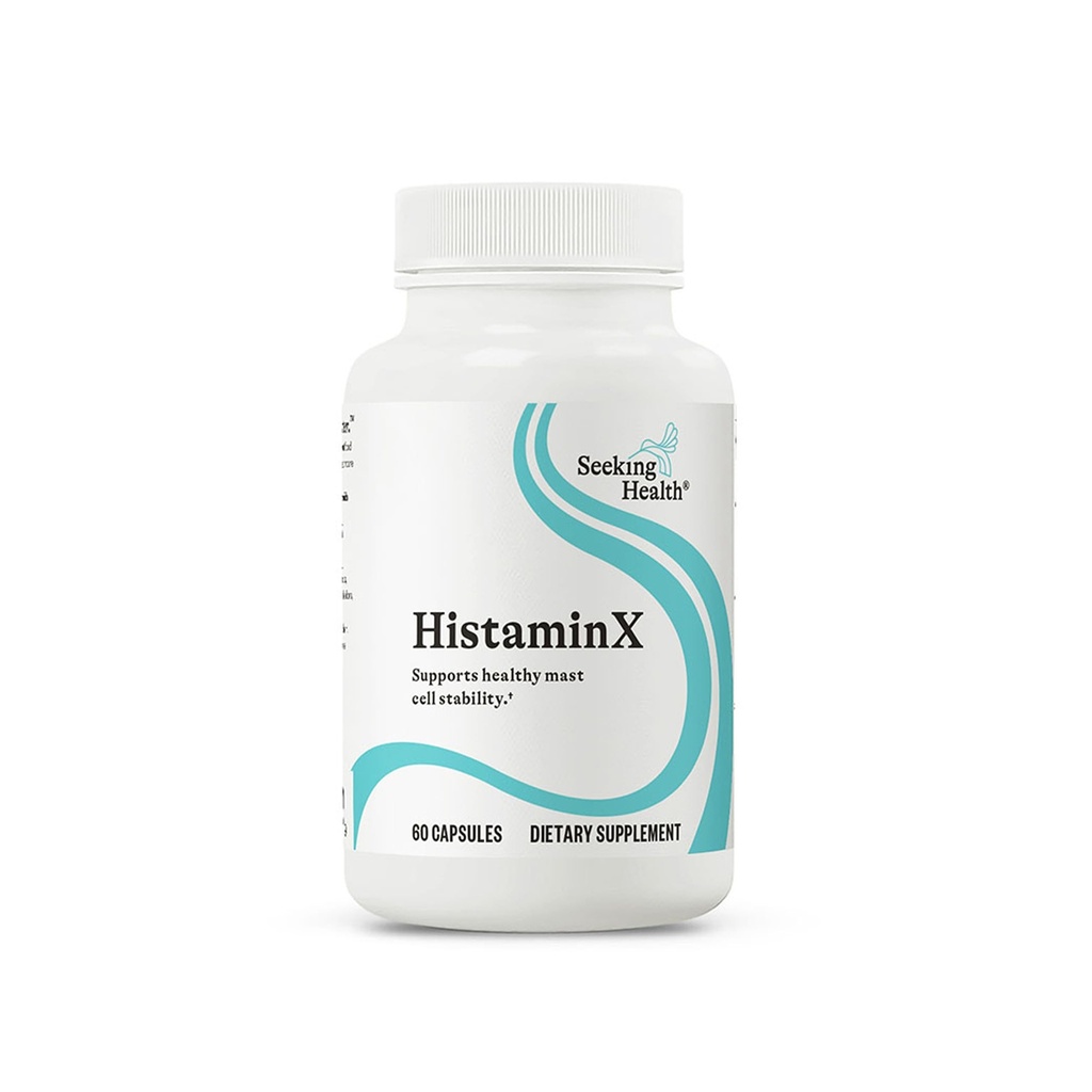 Iskanje Health HistaminX - dodatek z bromelainom in Flavonoidi - Formula Aids Healthingwell Responses & Seasonal Comfort - Podpora imunskega sistema z antioksidanti - 60 kapsul