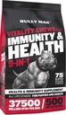 Bully Max Dog Chews & multivitaminski izdelki za kužka in odrasle pse - 75 mehkih žvečil, pasjih dodatkov in vitaminov za vse pasme - koža, plašč, možgani, srce, prebavnega zdravja, imuniteta, skupna podpora