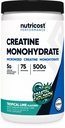 Nutricost Kreatin Monohidrat v prahu (Coastal Explosion, 500 Gram) - Micronized Creatine dodatek - Vegan, brez GSO, brez glutena