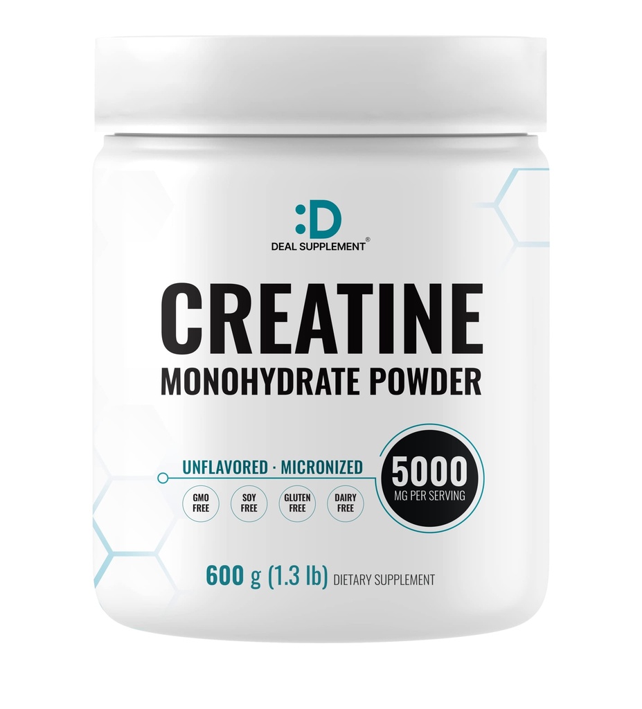 Instant Creatine Monohidrat Prašek, 5g na Serving – 120 Serving 