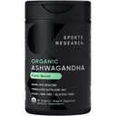 Sports Research® Organic Ashwagandha 600mg w/KSM-66®, 90 Count