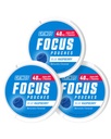 GRINDS Fokus vrečke - naravno arome z nootropnih sestavin - vsebuje Alfa GPC in L-Theanin, Sugar-free - 3 Pack, 18 vrečke na Can - Modra malina