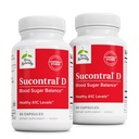 Terry Seveda Sukontral D - B-kompleks & Folat Dodatek - Karbohidrat Presnovna podpora - Vitamin & Mineral dodatek z cinkom in kromom - 60 kapsul (paket po 2)