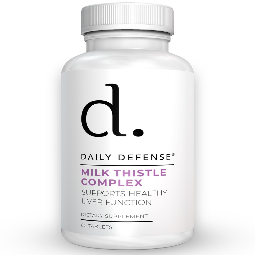 Pure Milk Thistle Herbal Supplements - 450mg Milk Thistle Extract za jetra Detox in jetra podpora dodatek - Veganski prehranski dodatki za ženske in moške, 60 tablet