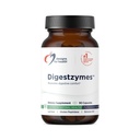 Designs for Health Digestzymes - Prebavni encimi + betain hidroklorid za plinsko-hlajenje - Pepsin, Ox Bile, Enzyme laktaze in encimi lipaze za prebavo (90 kapsul)