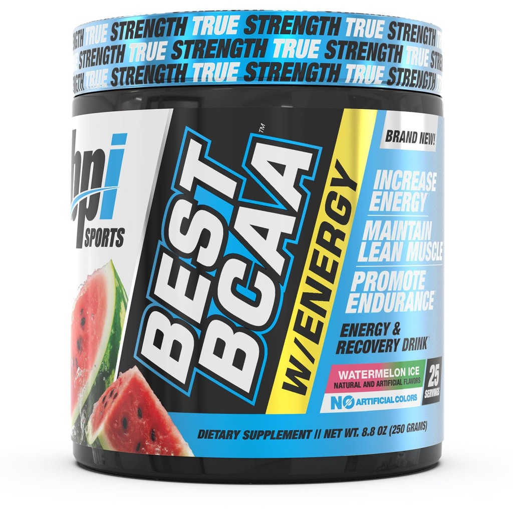 BPI Sports Best BCAA Powder - Podpora za okrevanje mišic - razvejane verige aminokislin 