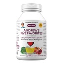 ANDREW LESSMAN Andrew's Pet najljubših 240 Kapsule - zagotavlja 200mg vsak koencim Q-10, Resveratrol, EGCG, Pomegranat in alfa lipoična kislina, močan antioksidant podporo, brez dodatkov