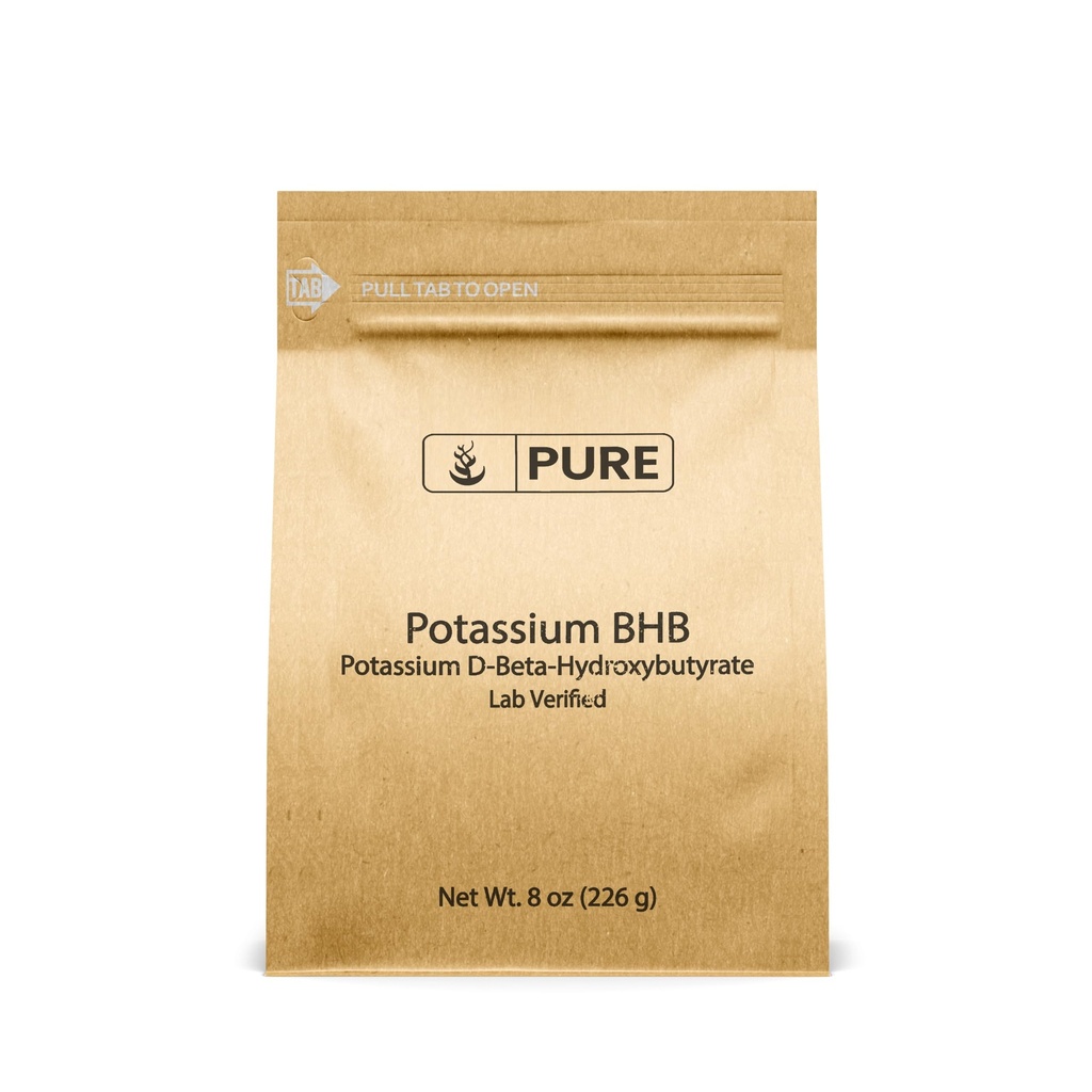 Pure Original Ingredients Potassium BHB, (8 oz) Potassium D-Beta-Hydroxybutyrate, Pure