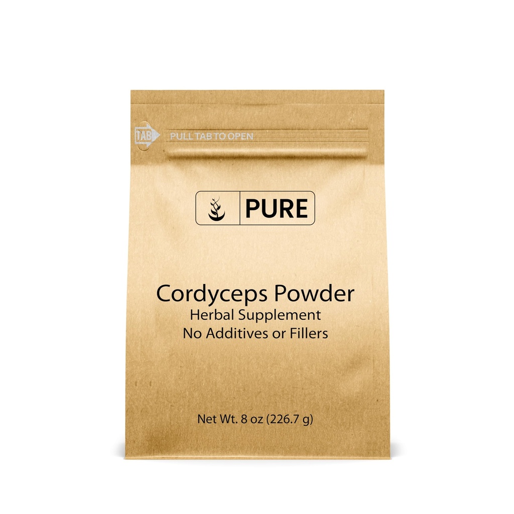 Čiste izvirne sestavine Cordyceps (8oz) Tradicionalni zeliščni dodatek, Non-GMO