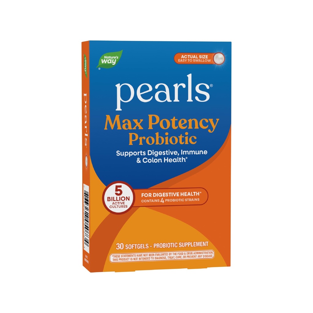 Probiotična pot narave Biseri Max Potence, 5 milijard aktivnih kultur, 30 softgels