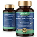 Lutein 40mg & Zeaksantin 8mg Eye Vitamini z astaksantinom, borovnico, tavrinom, vitamini A C E cink, modro svetlobo in makulo, 120 Veggie kapsule