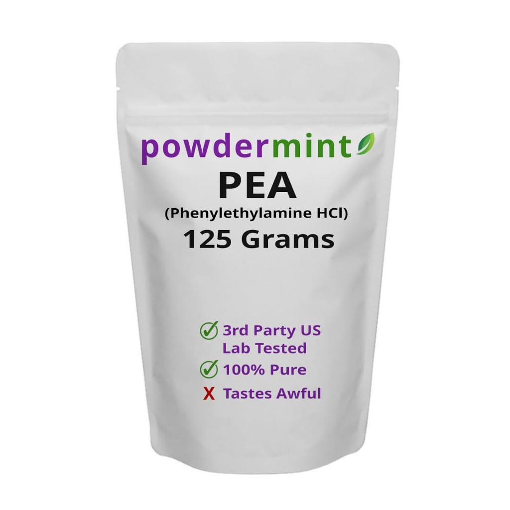 Beta feniletilamin HCl (Pea) prašek - razpoloženje, energija (125 Gram)