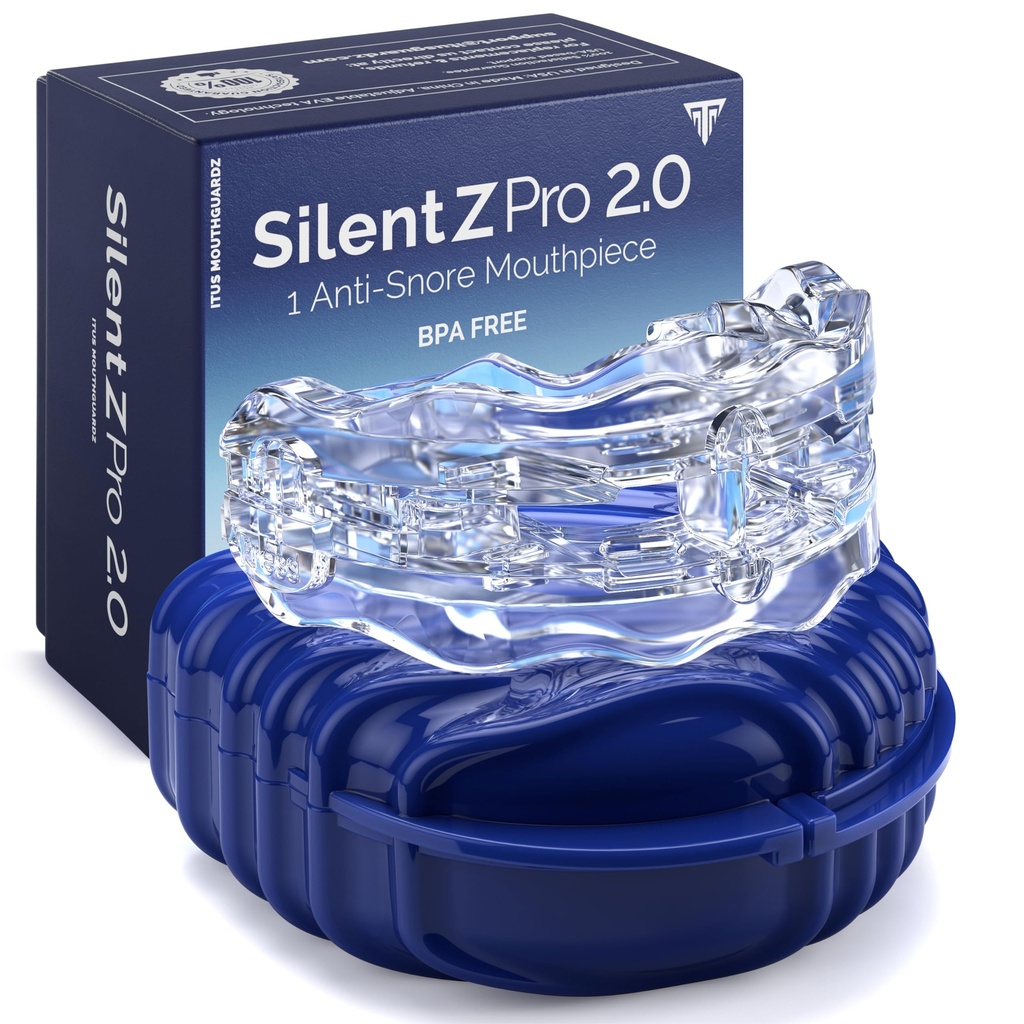 Itus Mouthguardz: SilentZPro 2.0 - ZDA Designed & FDA-Cleared Anti Snore Mouthower - popolnoma prilagodljiv proti Snore Mouth Guard - Professional Patented Anti Snore Device, Medij