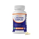 Vitamat Lactobacillus Reuteri Complex – 22 milijard CFU na kapsulo z odloženim sproščanjem – 60 kapsul – digestiv in Gut Health Support – s prebiotično inulin Fiber