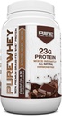 Pure Label Nutrition 100% Grass-Fed, čokoladni koncentrat sirotkinih beljakovin v prahu (24g) z esencialnimi aminokislinami, za pred in po treningu recovery & Muscle Building, nizko vsebnostjo maščob in nizko vsebnostjo ogljikovih hidratov - 2lbs