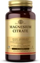 Solgar Magnezijev citrat - 60 tablet - spodbuja zdrave kosti, podpira živčne in mišične funkcije - zelo absorbira - ne-GMO, Vegan, Gluten Free, Kosher - 30 strežnikov