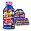 Vitamin Energija B12 11.000% Ekstra moč Energija Shot Açaí Pomegranate 12 Pack, 260mg Naravni kofein, B12 & B6, Nootropni fokus, Vitalnost, Nič sladkorja, Gluten-free, Vegan, Košir, 1,93 fl oz