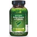 Irwin Naturals Aloe & Triphala Active Cleanse + Probiotics - 60 Tekoči softgels - Naravna prebavna podpora - Nežna, učinkovita detox + Izločanje 2-delne Colon Care - Nourish + Balance