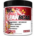 Stimulant Free Lean BCAA Powder - Evlution Nutrition BCAA Aminokisline v prahu s CLA karnitinom in 2:1:1 Razvejane verige aminokislin podpirajo obnovo mišic Izgorelost in presnova maščob - sadni punch